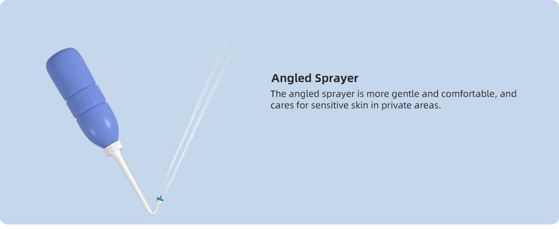 Hibbent Portable Bidet Sprayer and Travel Bidet with Hand Held Bidet Bottle for Personal Cleansing Use Extended Nozzle - Personal Hygiene Care Toilet Bidet Shower/Bathroom Bidet Spray -21.8oz(620ml) Handheld