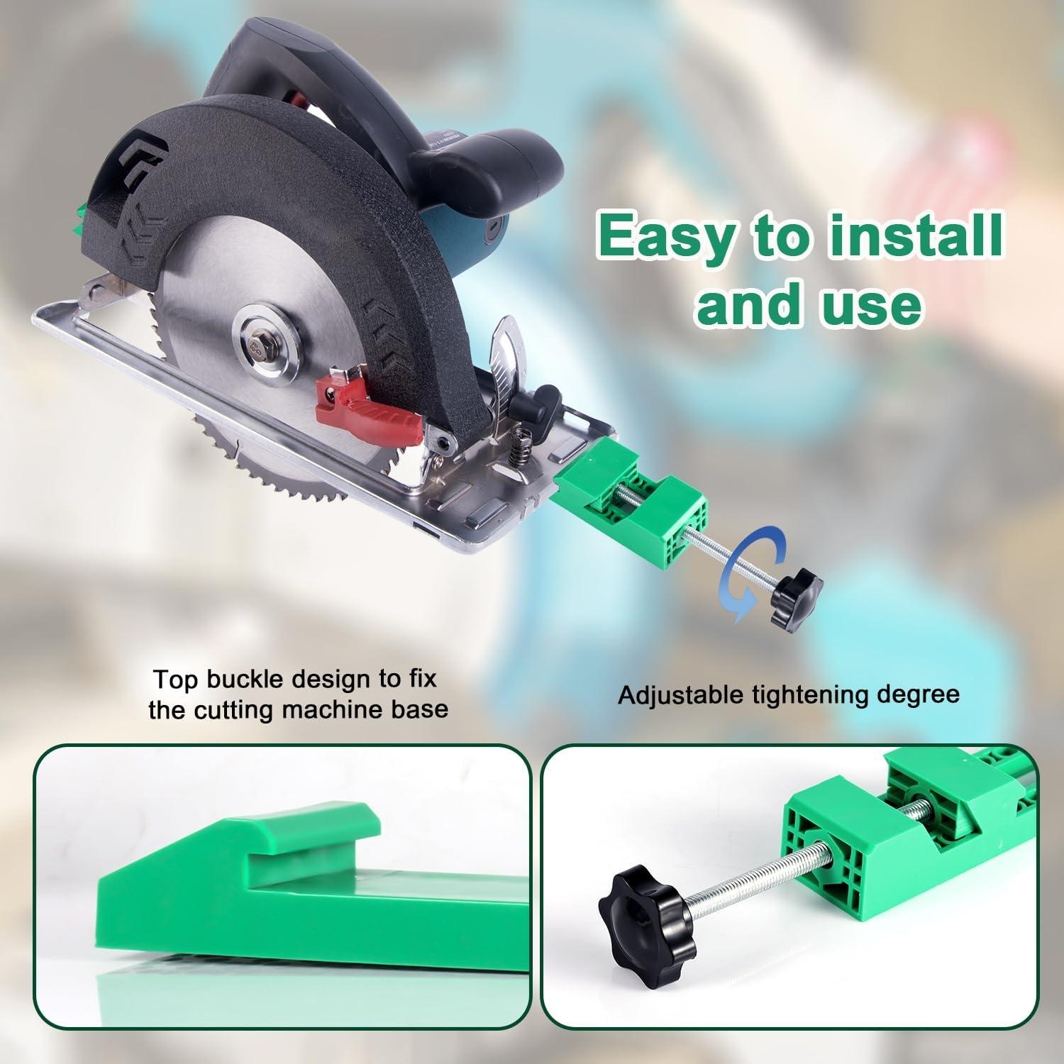 Adjustable Cutting Machine Base Rail, Precision Woodworking Guide, Suitable for Tile Cutting Tasks, Ideal for Mountain Carpentry, Tile Cutting Tool