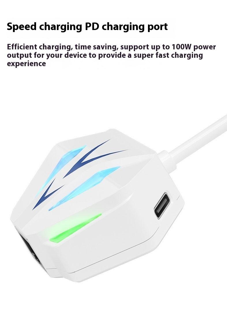 USB/Type-C wired network card to RJ45 network port 100G bandwidth computer external network port expansion converter, high-speed 100 to 1000G wired external RGB external hard drive, free Ethernet card converter