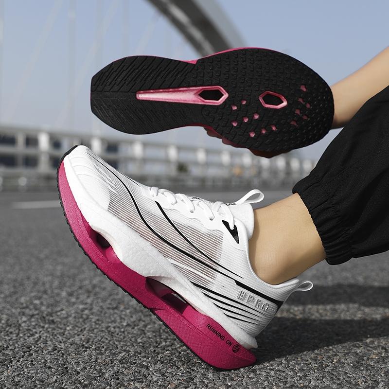 High-End Carbon Plate Cushioning Sneakers | Unisex Walking Running Sneakers Breathable Soft Anti-Slip Wear-Resistant 35-45