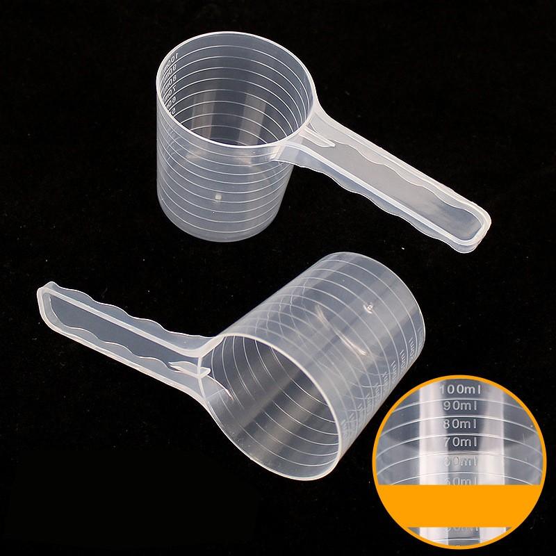 Plastic Measuring Spoon 100ML, Multifunctional Kitchen Tool, Ideal for Cooking & Baking Supplies, Durable Plastic Material