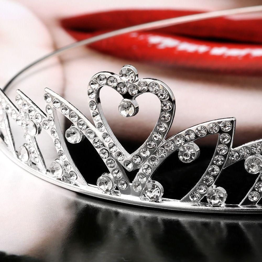 Rhinestone Royal Queen Princess Crown Crystal Wedding Tiaras for Women Headband Bride Hair Accessories Fashion Hair Jewelry