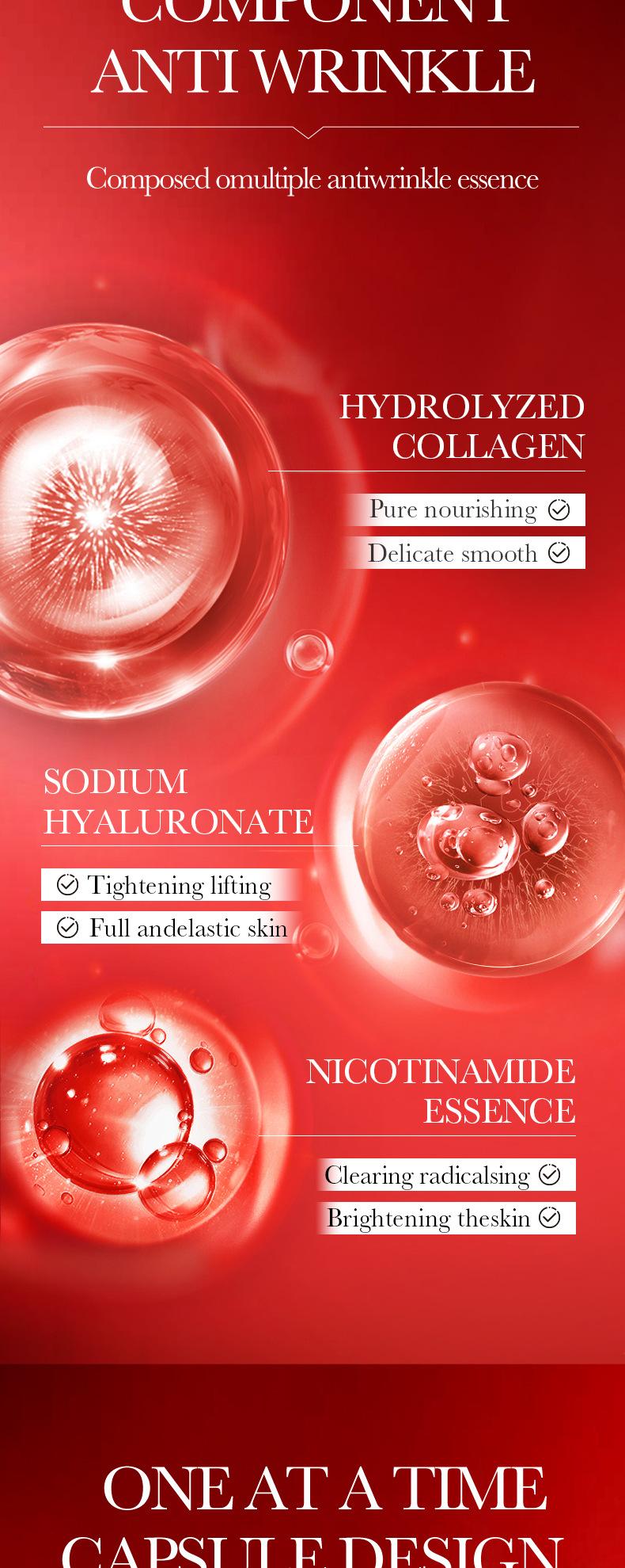 SADOER Anti-Wrinkle Pill,Benefits for Beautiful Skin,Beauty Tool,Firmness/Lifting/ Anti-wrinkle/Smoothing/Skin Beauty   Moisturizers Skincare