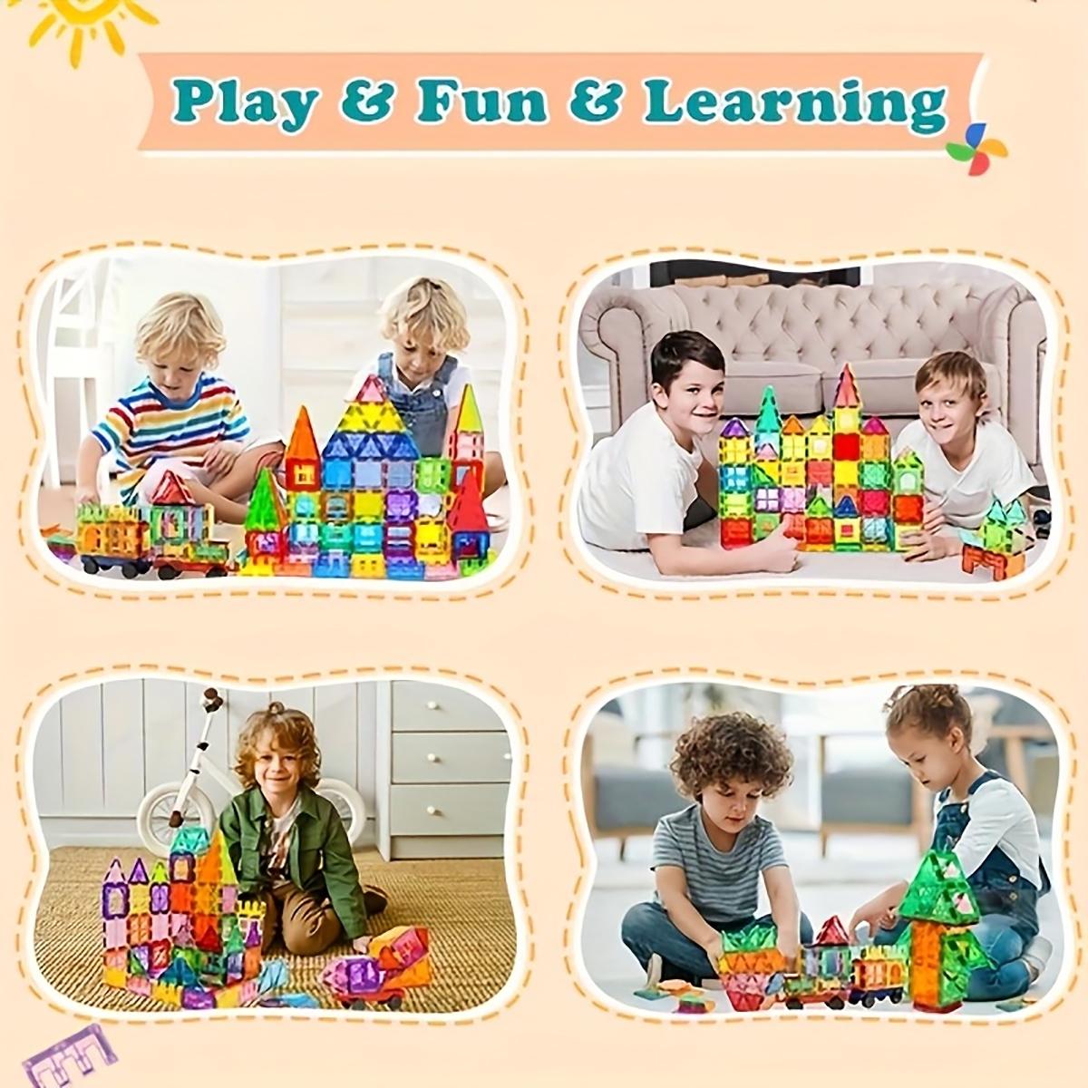 Magnetic Building Blocks Toy Set, Magnetic Tiles Stacking, Stackable Construction & Puzzle Pieces, Small Size Creative Playset, Perfect Christmas/new Year Gift