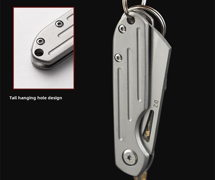 3 camping stainless steel fruit knives high hardness sharp folding knives outdoor multi-function self-defense portable survival knife men's gift