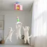 Automatic Cat Toy for Indoor Play, Self-Playing Interactive Ball, Hanging Door Motion Activated Pet Toy, Fun & Engaging Design, Automatic Rolling Ball, Interactive Kitten Wand