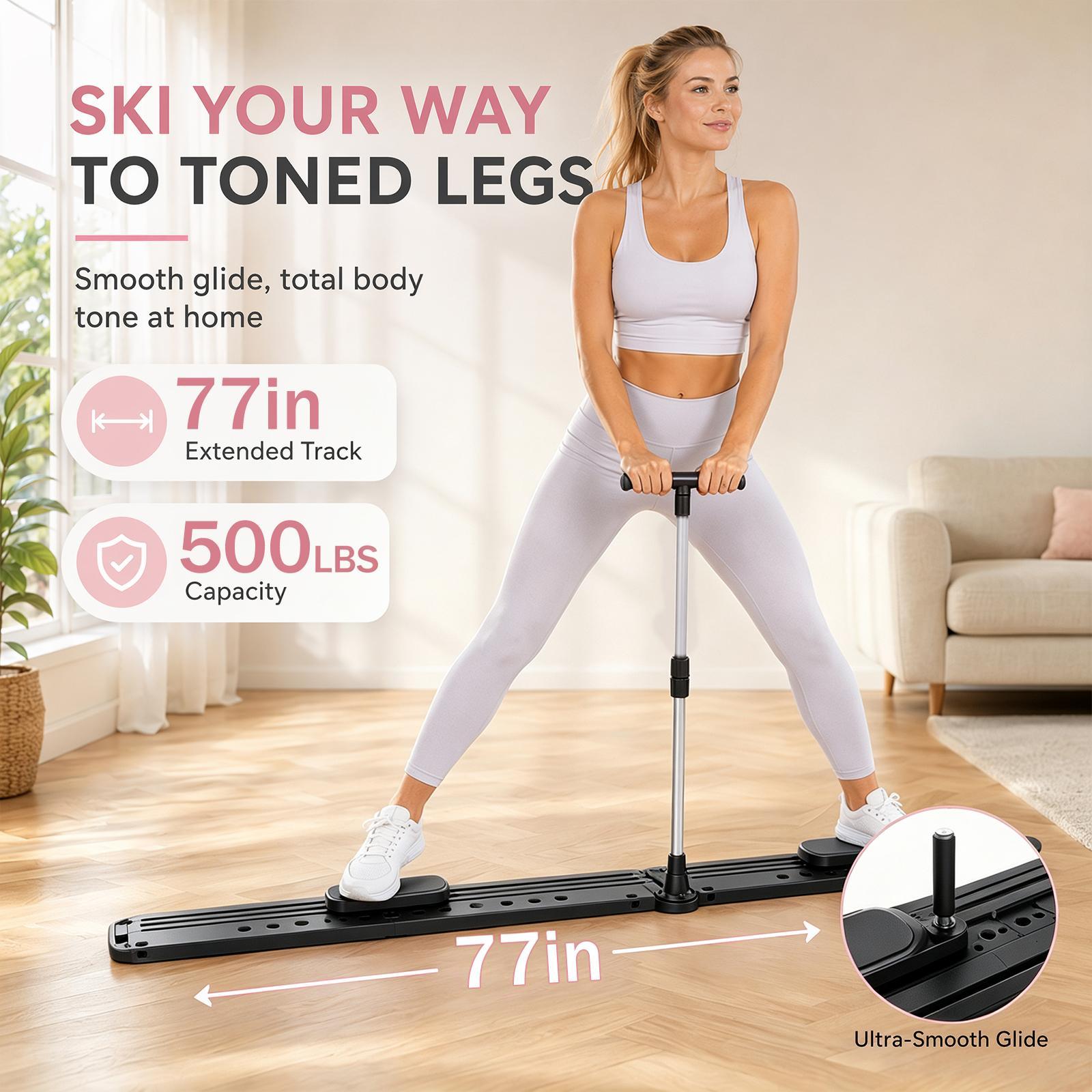 Multi functional home pilates workout tool 4 in 1 ab exercise board pilates board pilates reformer foldable lightweight core training gym fitness equipment