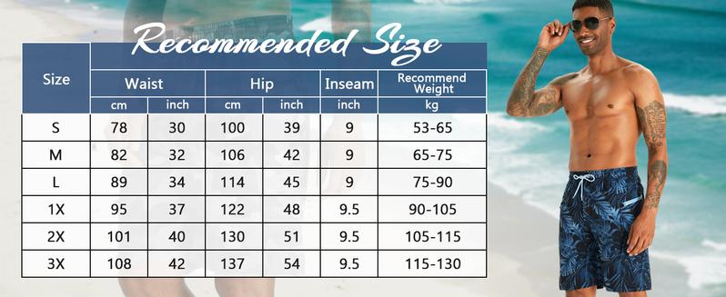 APTRO Men's 9" Swim Trunks with Compression Liner & Zipper Pockets Quick-Dry 2-in-1 Board Shorts for Beach & Pool - Swimtrunks