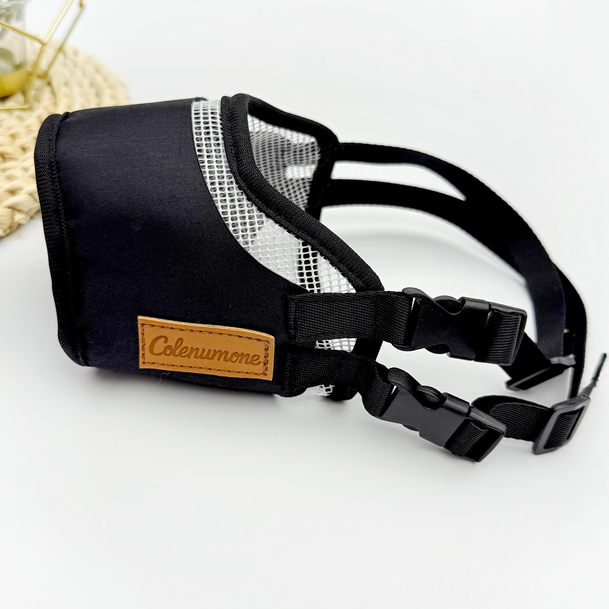 Dog Mouth Cover for Walking, Prevents Chewing and Ingestion, Breathable Nose Mask for Labrador and Golden Retriever, Small to Large Dogs