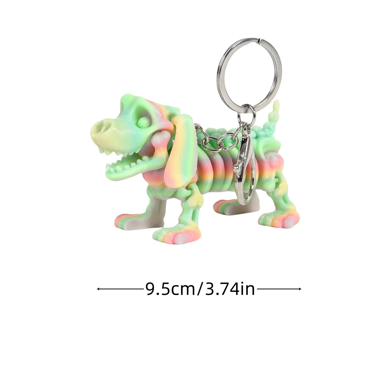 Random Gradient 3D Printed Keychain Gift – Surprise Blind Bag with Skeleton Dog, Octopus, Fox, Long-Tail Fox, or Star, Perfect for Kids, Friends, Party Favors, and Holiday Gifts Random Gradient 3D Printed Keychain Gift – Surprise Blind Bag with Skeleton Dog, Octopus, Fox, Long-Tail Fox, or Star, Perfect for Kids, Friends, Party Favors, and Holiday Gifts