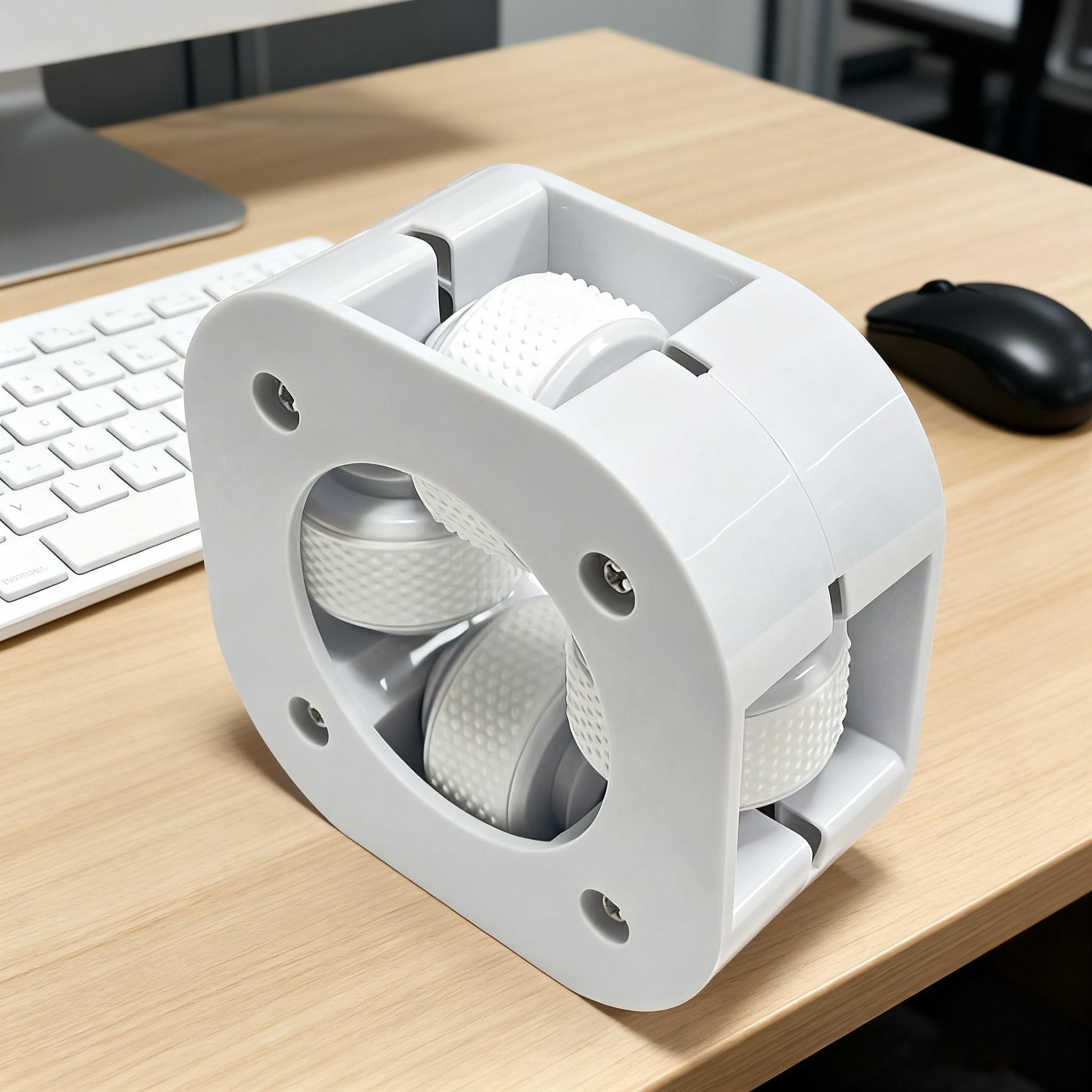 Manual Finger Massager, Four-Wheel Office Massage Tool, Multi-Functional Muscle Relief, Essential for Typing, No Battery Required