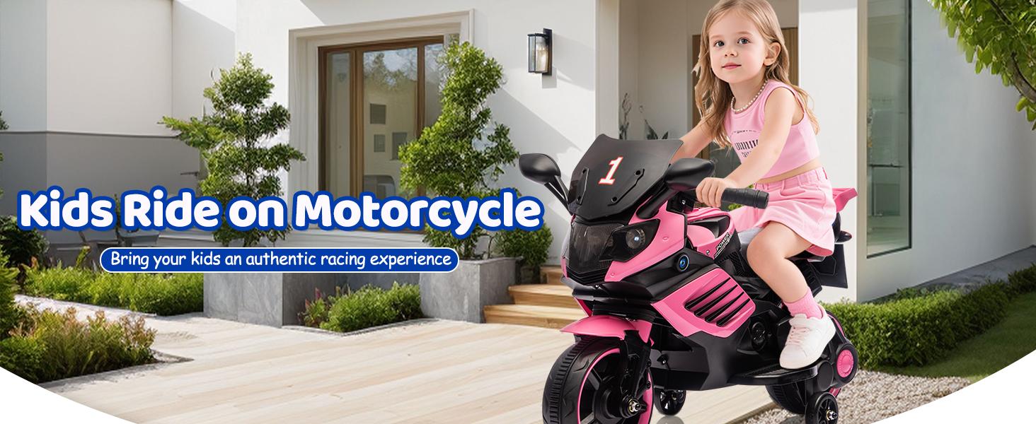 Kids 6V Ride On Motorcycle