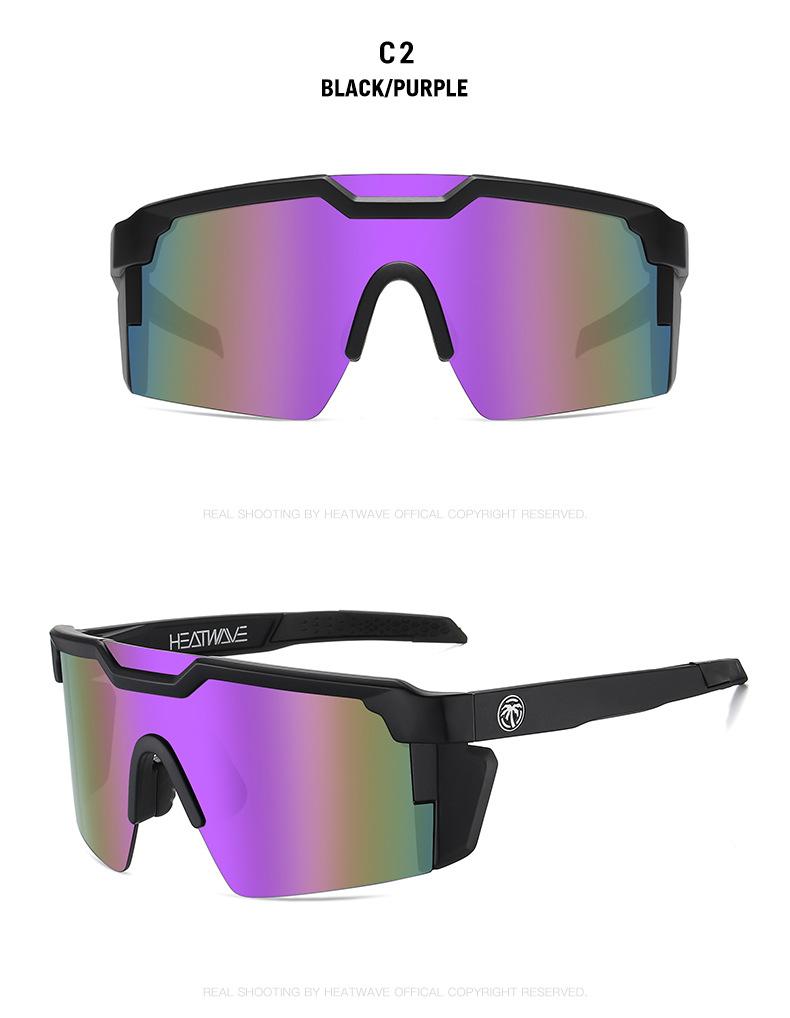 High‑Quality Real Coating Cycling Goggles, UV400 Outdoor Sports Sunglasses, Windproof Anti‑Glare Sports Glasses for Men Women
