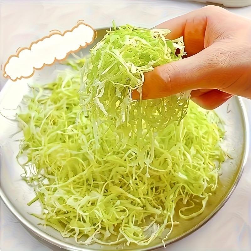 1 Pc Cabbage Shredder & Vegetable Slicer – Durable plastic kitchen tool with comfortable handle for quick shredding and cutting. Perfect for cabbage, cucumber and salad vegetables, efficient veggie prep tool for everyday cooking.