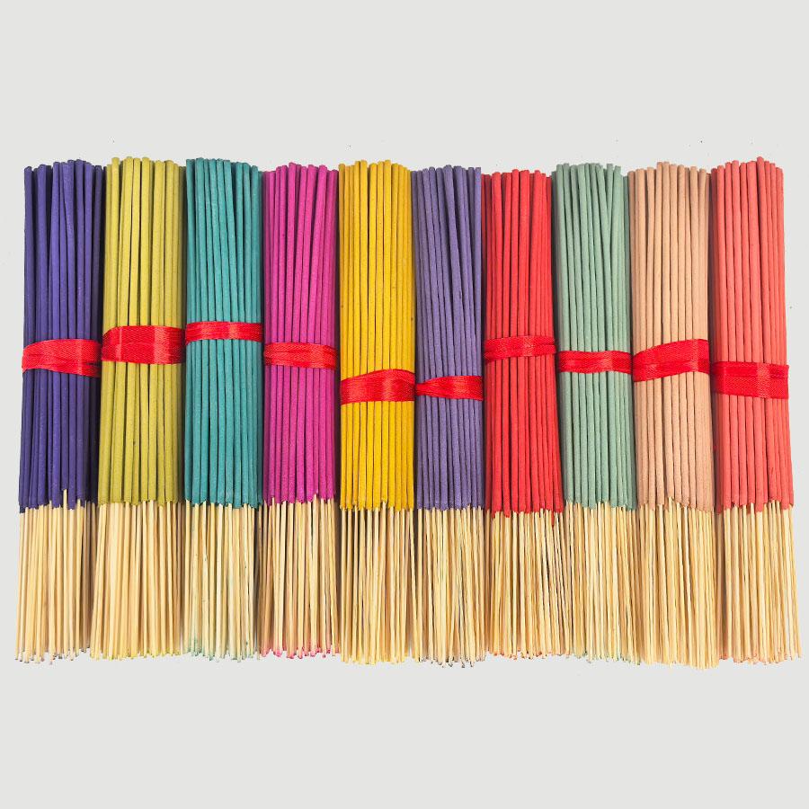 7 Sets of 140 Incense Sticks, Rose Lavender Sandalwood Jasmine Mint Cherry Vanilla Sage Dragon Blood Scents, Home Office Yoga Meditation, Scented