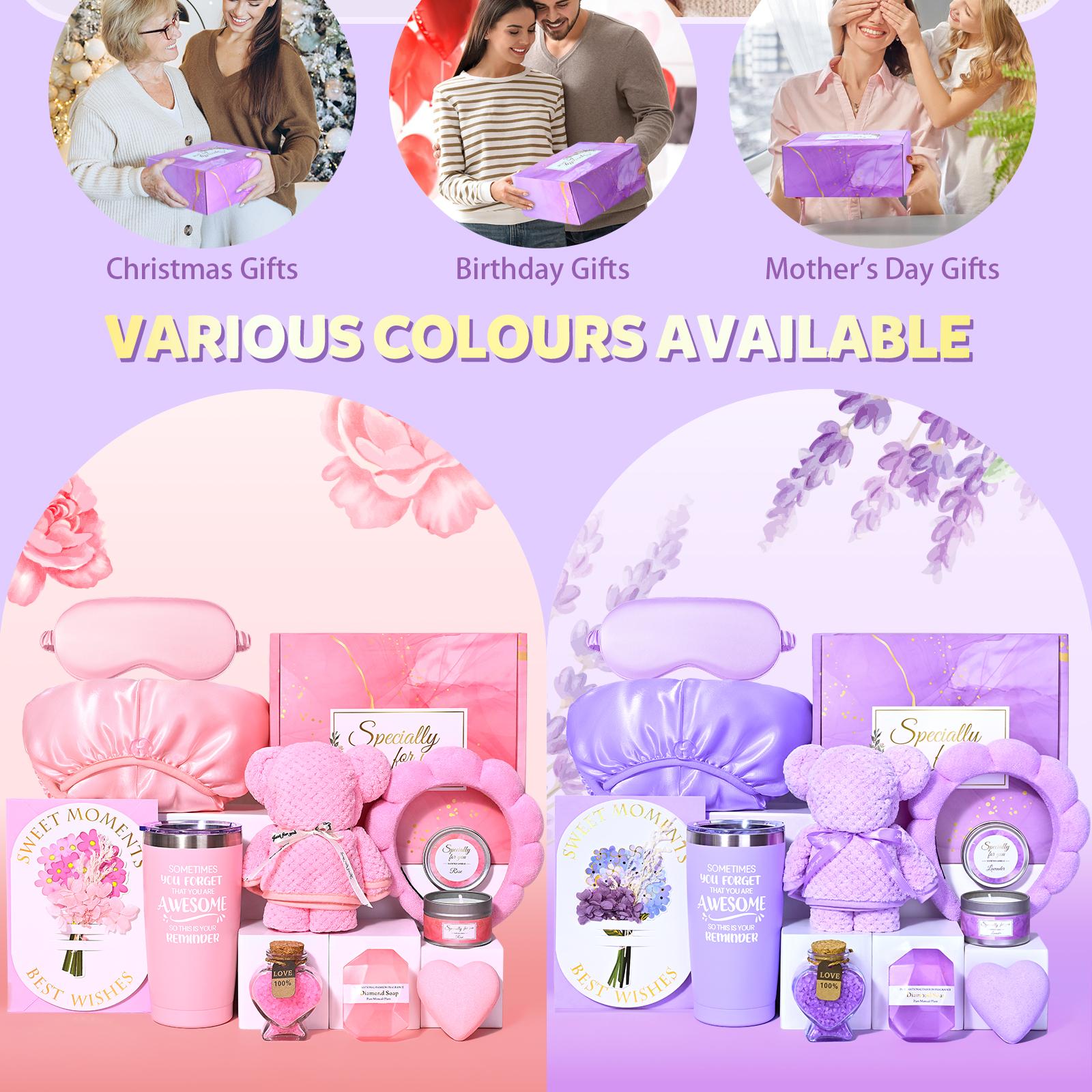 Unique Care Gifts for Women,Relaxing Spa Gift Basket Set, Bath Sets Gift, with Stainless Steel Tumbler & Flannel Blanke,9/10/12-Piece,Holiday gifts,Birthday Gifts for Mom, Sister,Best Friend,Wife,graduation gift boxes Unique Care Gifts for Women,Relaxing Spa Gift Basket Set, Bath Sets Gift, with Stainless Steel Tumbler & Flannel Blanke,9/10/12-Piece,Holiday gifts,Birthday Gifts for Mom, Sister,Best Friend,Wife,graduation gift boxes