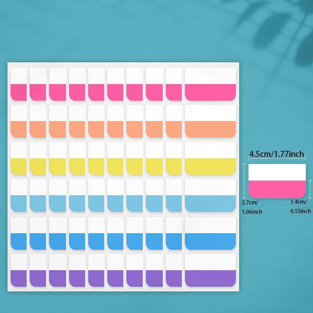 60 Sheets/bag Colorful Index Bible Labels, Learning Record Reading Tags for Easy Navigation, Convenient Study Aids for Organized Reading