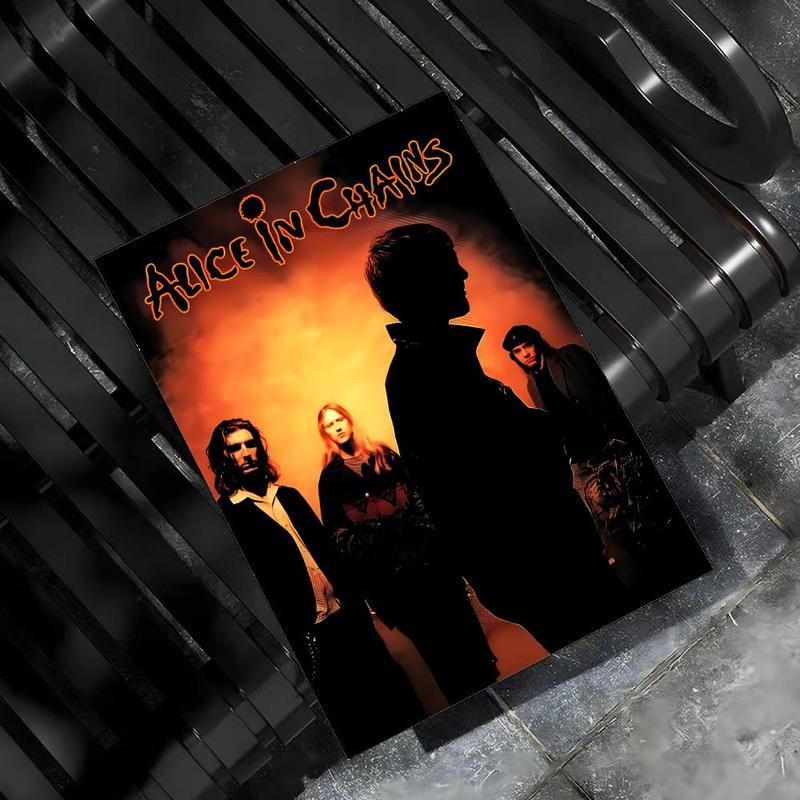 Fashion A-A-liceS in C-C-hainsS Poster HD Sticky Waterproof Wall Art High Quality Print Aesthetic Home Living Bedroom Bathroom hallway Decor Trendy Room Decoration Easy-To-Apply Gift Durable