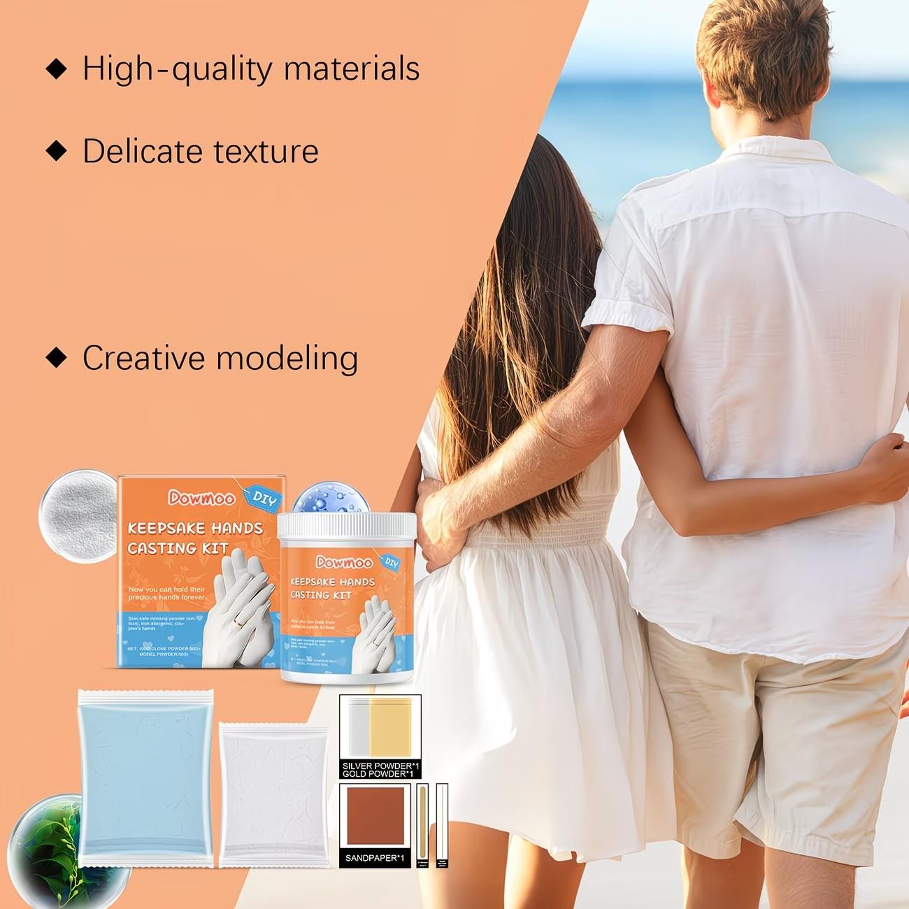 Creative 3D Handprint Cloning Powder, Valentine's Day Souvenirs, Original Casting Set, Perfect Gift for Couples, Family, Friends