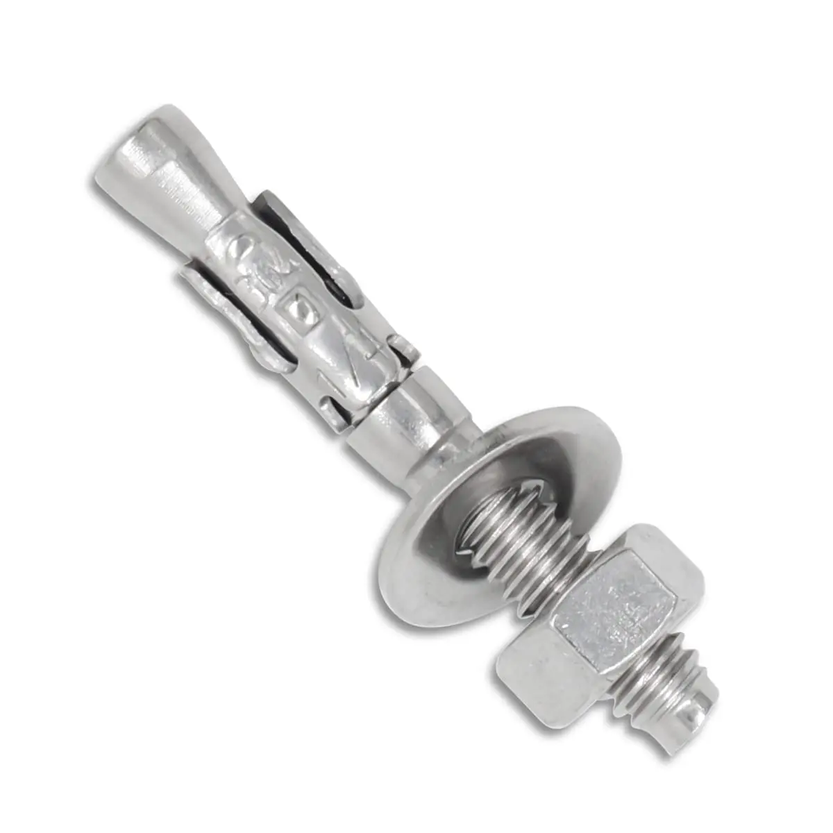 1/4" x /4" Wedge Anchor, Stainless Steel Concrete Anchors | For High Strength Concrete Blocks/Masonry/ Stone, Expansion Bolt Fasteners, 3/8 Concrete Anchors, Easy to Install,5PCS