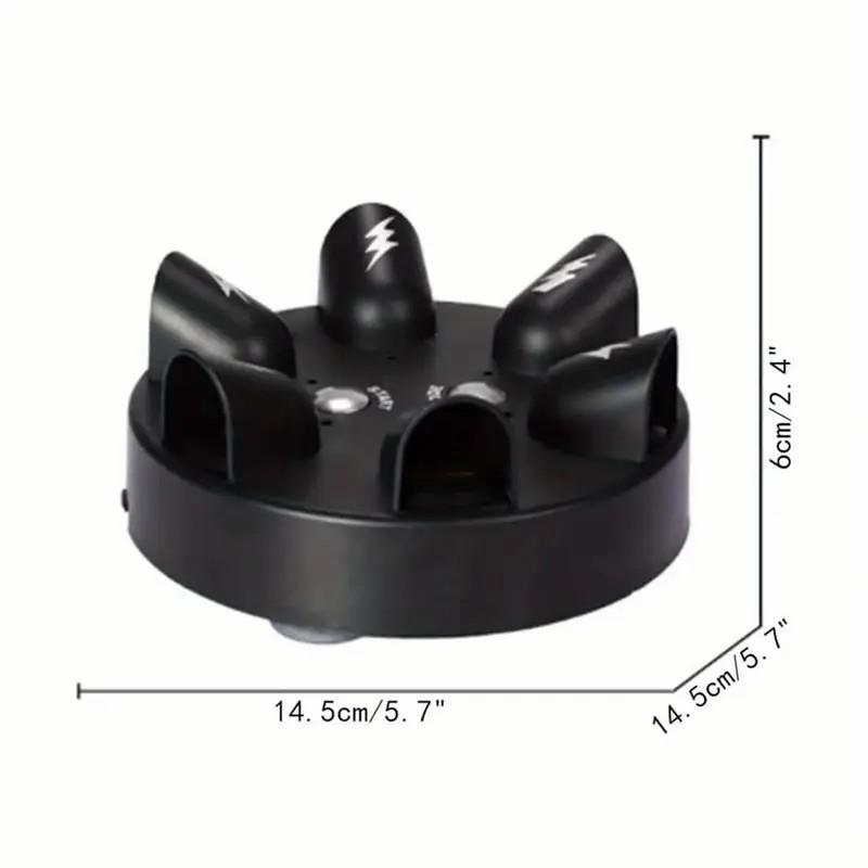 6-Player Electric Shock Roulette - The Ultimate Party Game! 2 Modes (Random Luck & Reaction Test), Safe Shock for Epic Truth or Dare with Friends – Hilarious Christmas Party Gift for Friends & Family