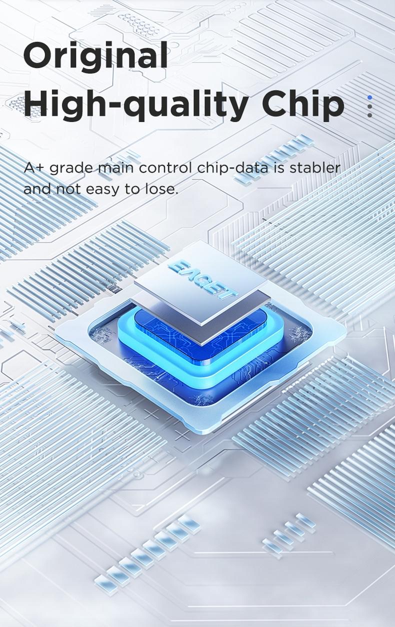 EAGET USB3.2 Flash Drive USB Stick Drive Usb Flash Drives 1 Pack, 32G/64G/128G Blue Yellow ABS Sliding Cap, 100MB/s Read Shockproof A+ Chip Fast Transfer, For Students Office Staff, Windows Mac Linux Laptop Desktop-Portable Data Storage Thumb Drive Gift