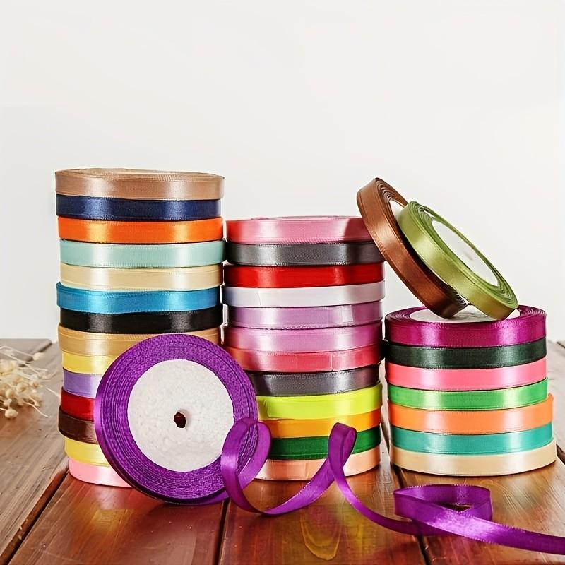High-Quality Satin Ribbon Roll, Perfect for Wedding Decorations, Birthday Gift Wrapping, Party Setup, Christmas Display, Halloween Crafts