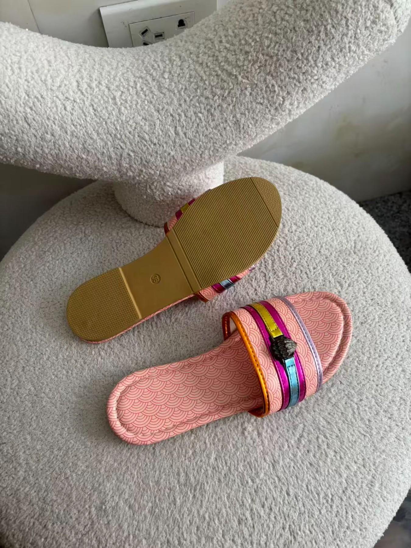 Summer New Flat Sole Colorful Fish Mouth Sandals, Outdoor Casual Fashion Women's Shoes, Trendy Chic Style, Comfortable and Stylish