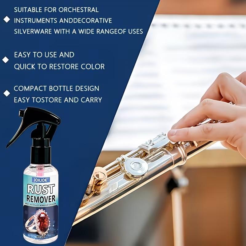Jewelry Polishing Spray, Quick Shine Restorer for All Metals, Removes Oxidation in Minutes, Portable Travel Size, Brand Jokjok