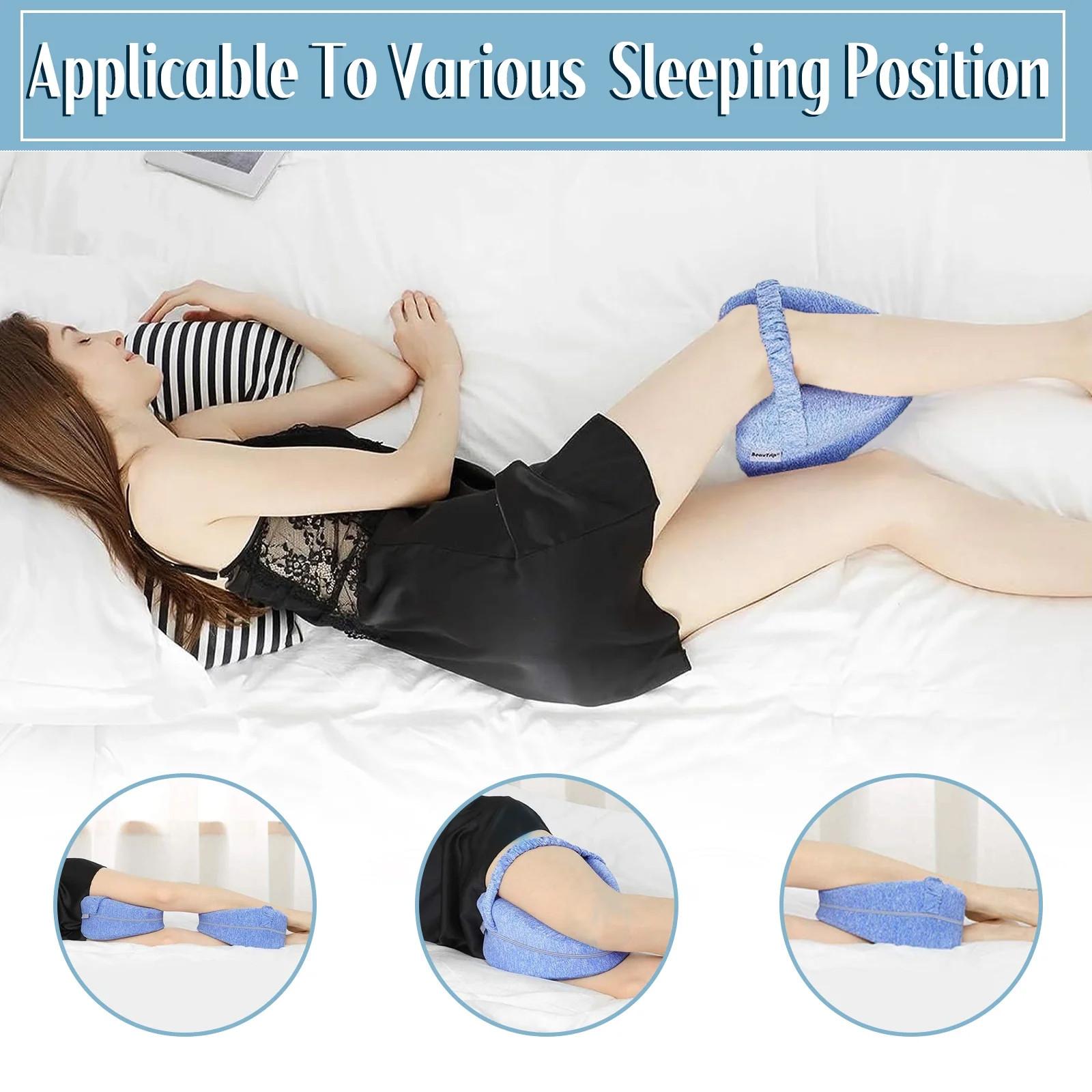 Side Sleep Correction Pillow, 2026 New Hip Alignment Pillow with Adjustable Straps, Relieves Hip/leg/spine/back Pain and Sciatica