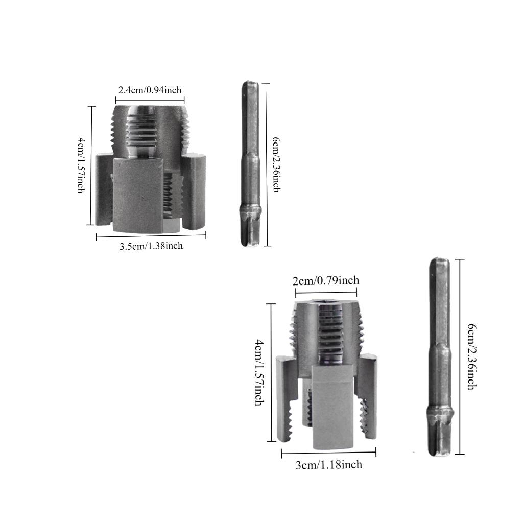 Efficient Pipe Threading Tool Set, Durable Alloy Steel Construction, Precision Internal & External Thread Cutting for PVC Ppr Pipes
