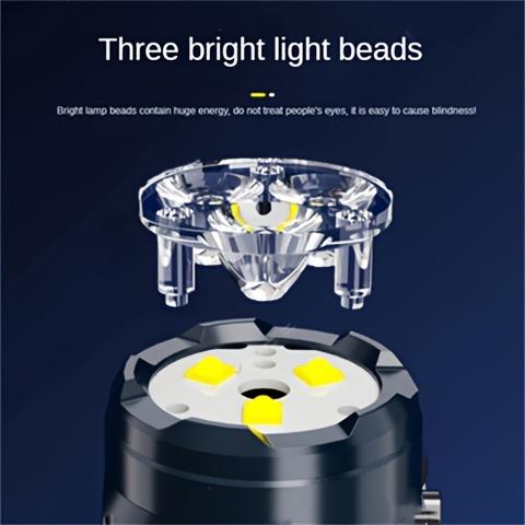 3000 Lumens LED Flashlight – Grade, 5 Modes, Super Bright Portable Torch for Camping, Hiking, Biking & Emergency| Rechargeable, Waterproof, Long-Lasting Belt Clip Weatherproof Durable Multimode Functionality Compact