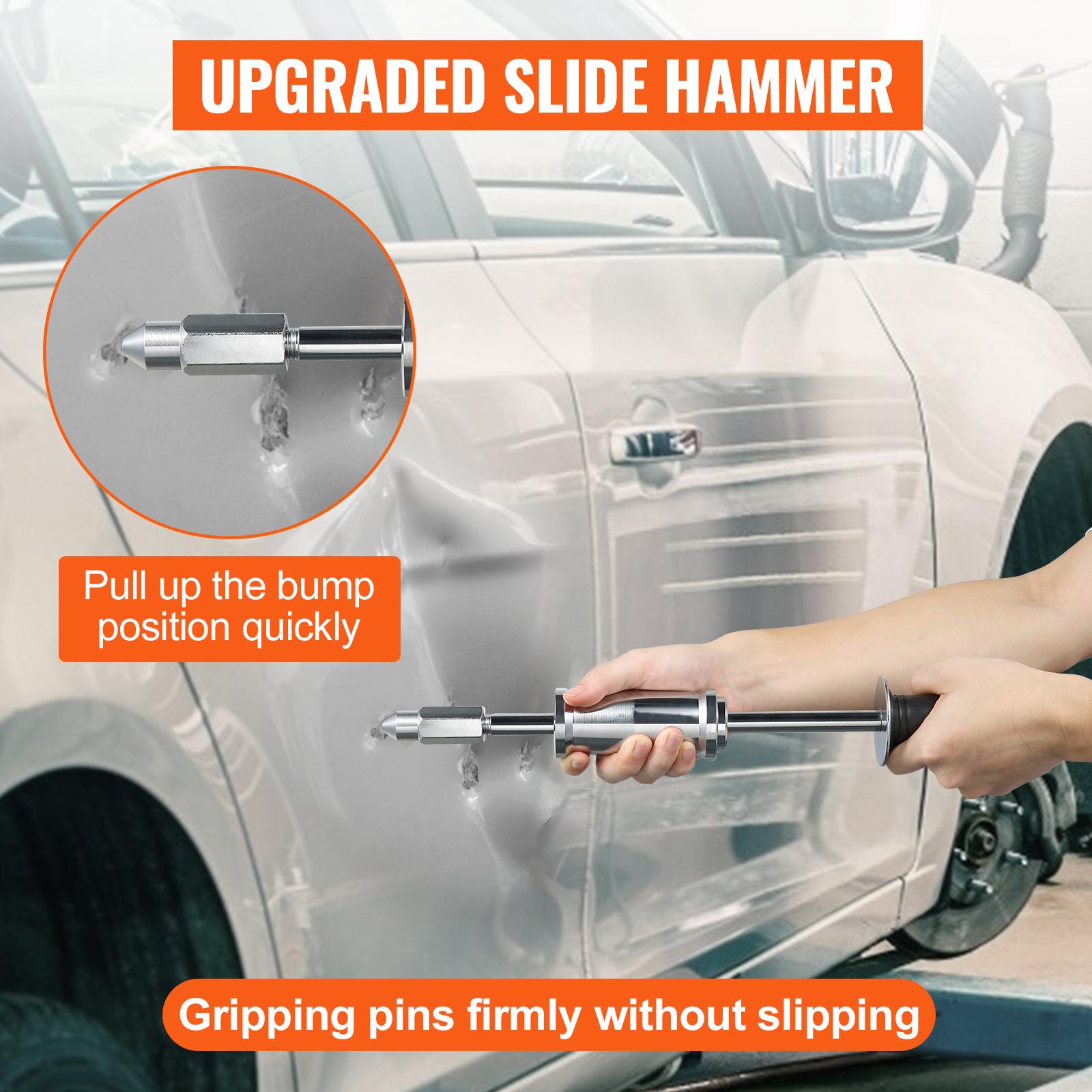 VEVOR Stud Welder Kit, 5500 Stud Welder Dent Repair Kit, 800VA Spot Welder Stud, 110V Welder Stud Kit, Stud Gun Dent Puller Kit with Complete Accessories, Dent Welder Repair for Auto Body Repairing