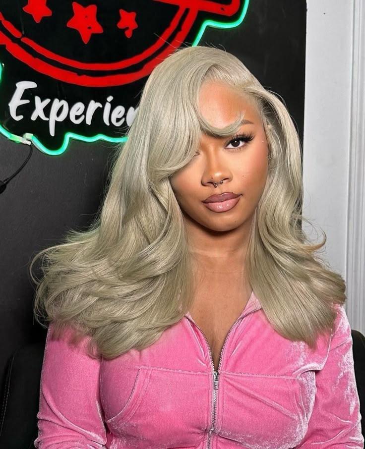 Ash Blonde Loose Body Wave Bob Lace Frontal Human Hair Wigs HD Transparent Lace Ash Blonde Bob Milk Tea Natural Wave Pure Luxury Virgin Human Hair Wig 13X4 Lace Front Glueless Pre Plucked With Baby Hair