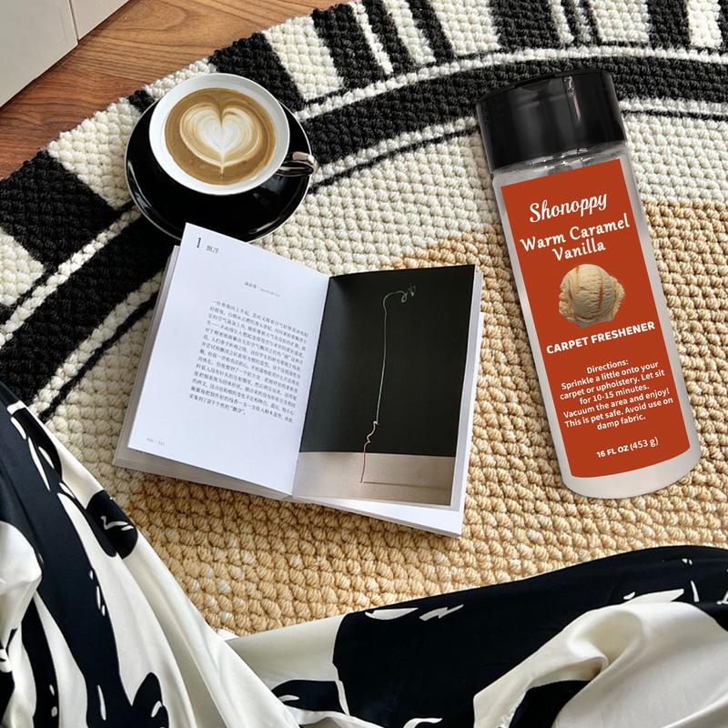 Scented Home&Pet Carpet Freshener Deodorizing - Upholstery Deodorizer Powder Mop Soap, Household Perfume Fragrance Deodorizer and Cleaner (16oz/453g)