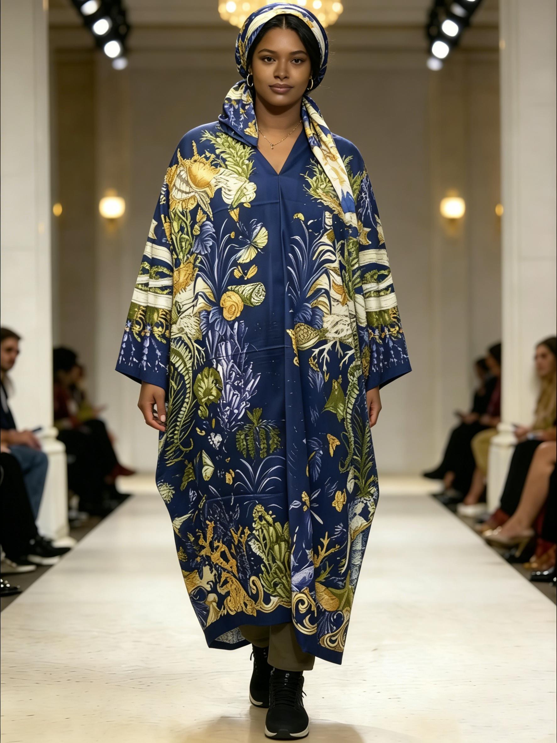 2-piece set woman‘ s Boho Kaftan Beach Cover Up  – Oversized Maxi Dress Beachwear for Summer Vacation & Resort Wear ✨