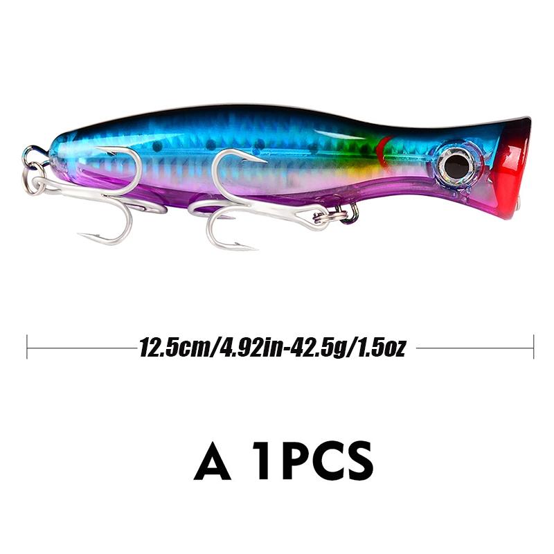 1pcs Poppy Lure Sea Fishing Large Mouth Wave Craw 13cm/43g Dragging Road Yamakaji Bass Lure, All Water Type Hard Bait