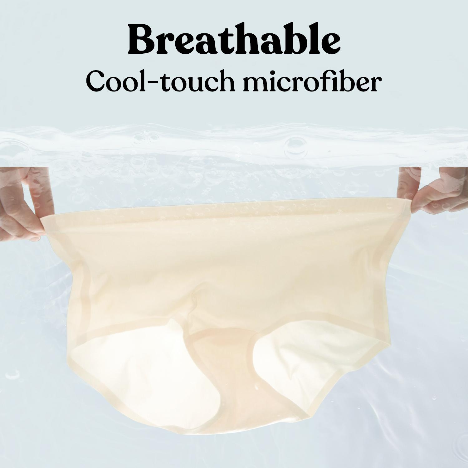 HSIA FlexiFit Soft Stretch Seamless Breathable Comfort No Show Women's Briefs Basic Casual Underwear 3 pack/5 pack Panties Womenswear