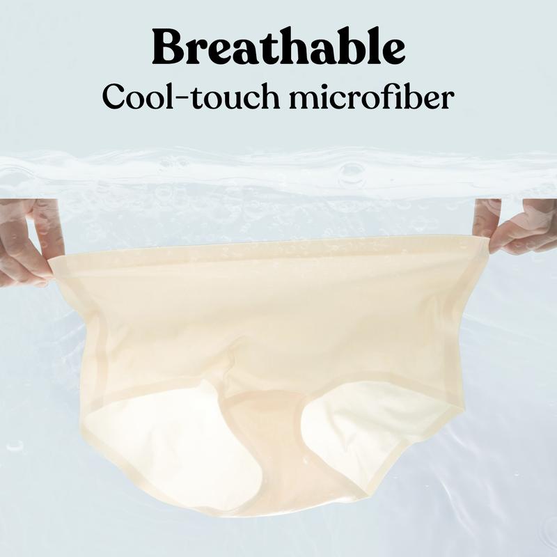 HSIA FlexiFit Soft Stretch Seamless Breathable Comfort No Show Women's Briefs Basic Casual Underwear 3 pack/5 pack Panties Womenswear