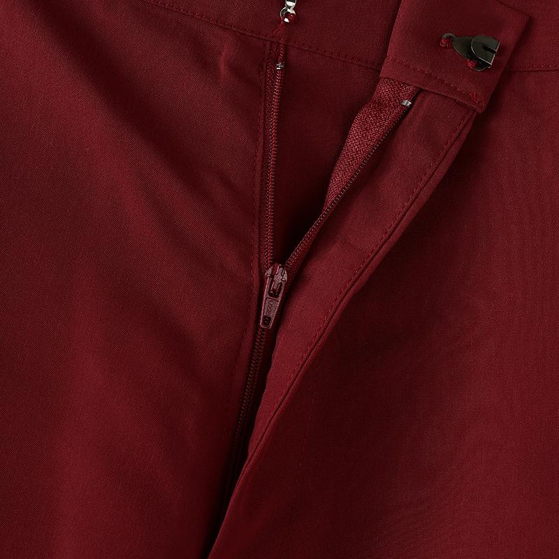 INCERUN Mens High Waist Zipper Ruffles Holiday Party Casual Loose Bottoms Wide Leg Trousers Long Pants