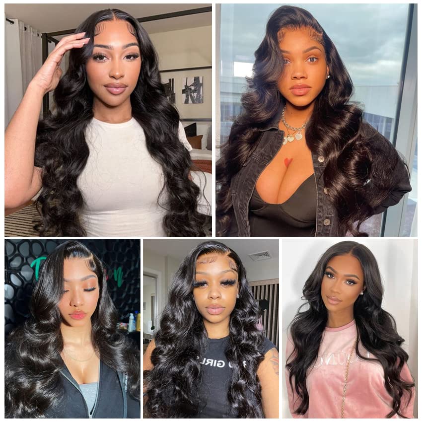 Bling Hair 5x5 Lace Closure Wigs Glueless Wig Human Hair Ready To Wear Bleach Knot 6x4 Body Wave Pre plucked Ready To Go Wigs Pre Cut Lace 180 Density #dealsforyoudays