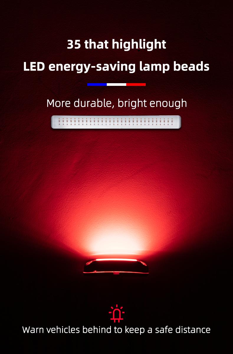 ROCKBROS Bike Tail Light USB Rechargeable LED Bike Rear Light 6 Modes IPX4 Bike Taillight for Night Riding