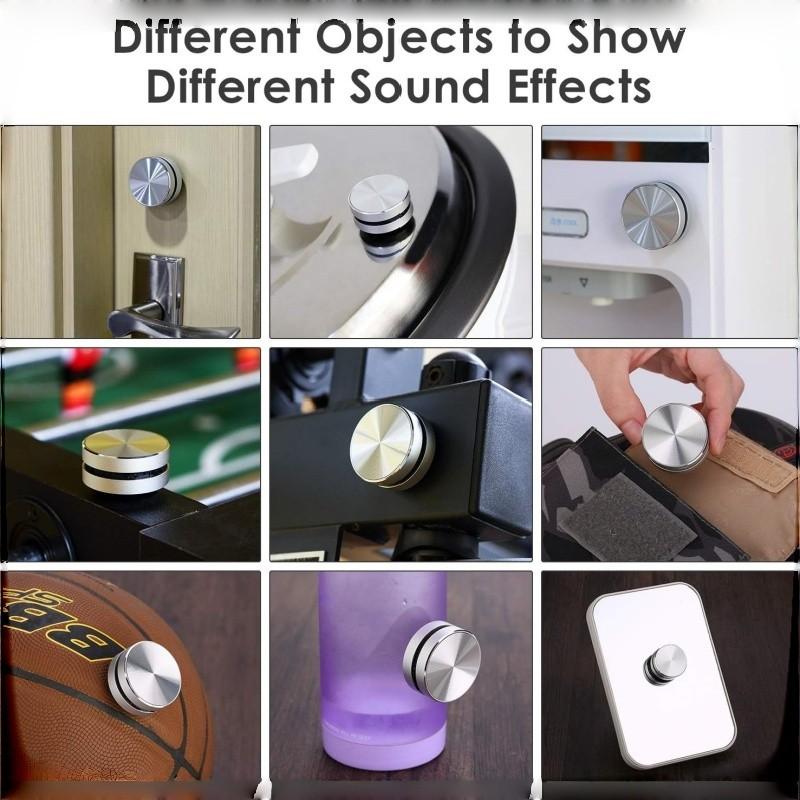 Mini Bone Conduction Speaker, Perfect Gift for Dad, Compact Portable Sound Solution, Ideal Outdoor Use, Table Mount, Rechargeable Speaker, Lithium Batteries Included