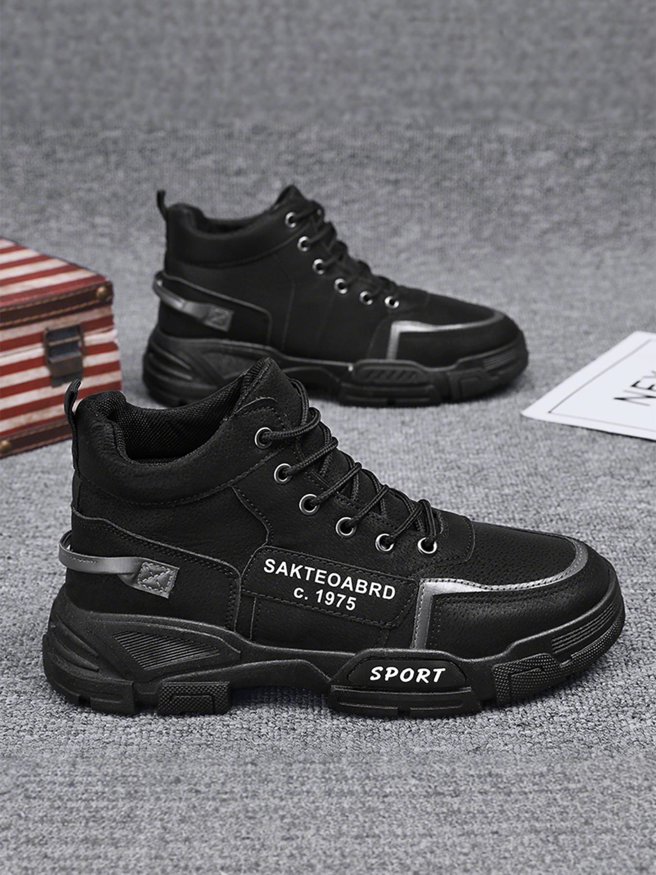 Men's Yellow Work Boots | All-Weather High-Top Boots | British Style Winter Shoes