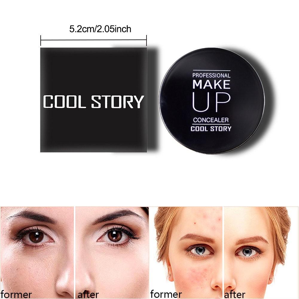 Waterproof Full-Coverage Concealer Cream, Matte Finish, Covers Blemishes, Dark Circles, Tear Lines, Long-Lasting, Super Coverage, 7 Colors Available