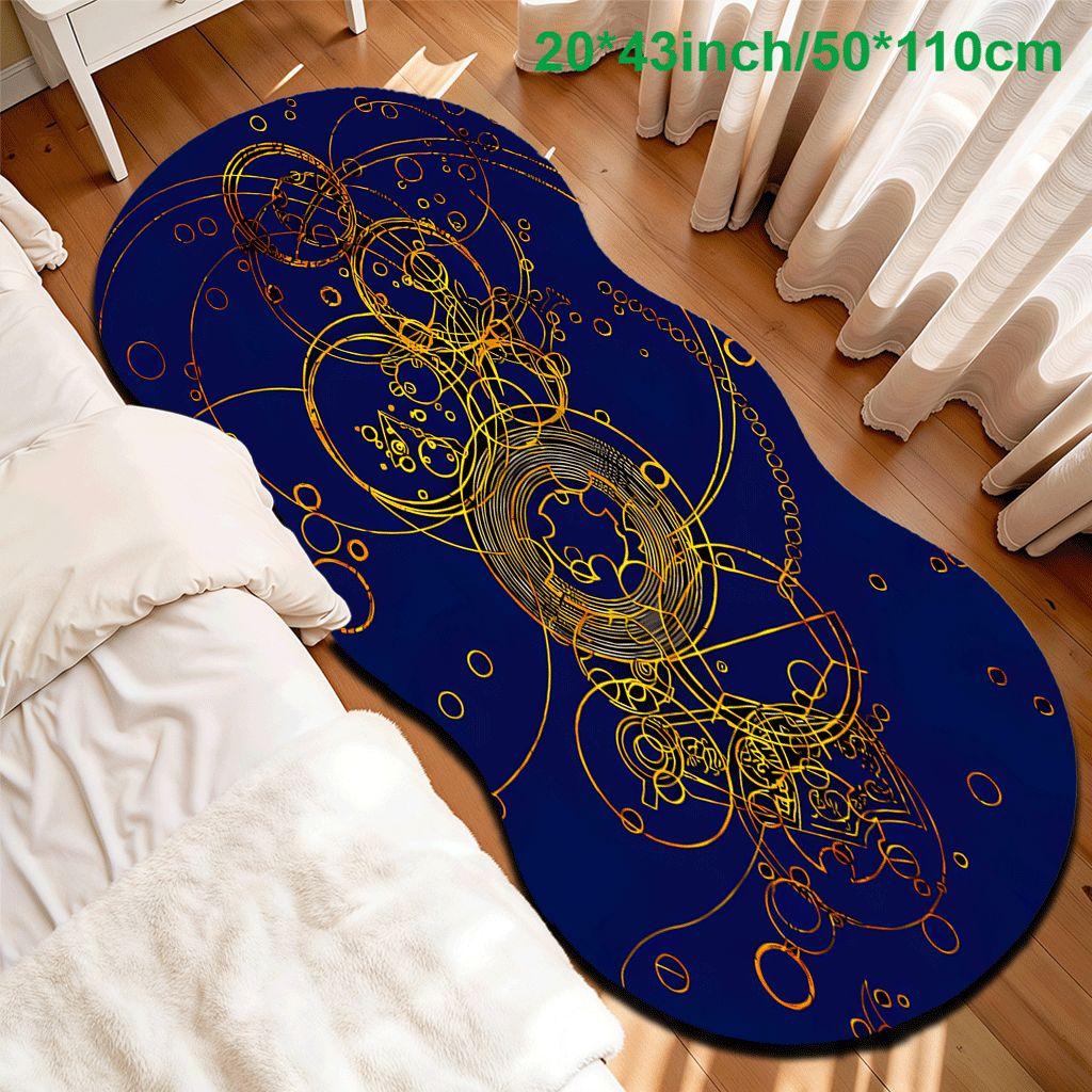 Magic Array Style Velvet Carpet, Non-Slip, Suitable for Bedroom/room, All Seasons, Durable and Easy to Maintain