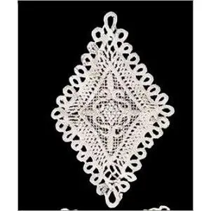 Small White Diamond Lace Patch