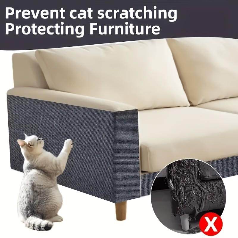 2 Rolls Thick Self-Adhesive Cat Scratch Board, Anti-Scratch Pad, Cuttable Furniture Sofa Door Wall Cat Climbing Rack Protector Film