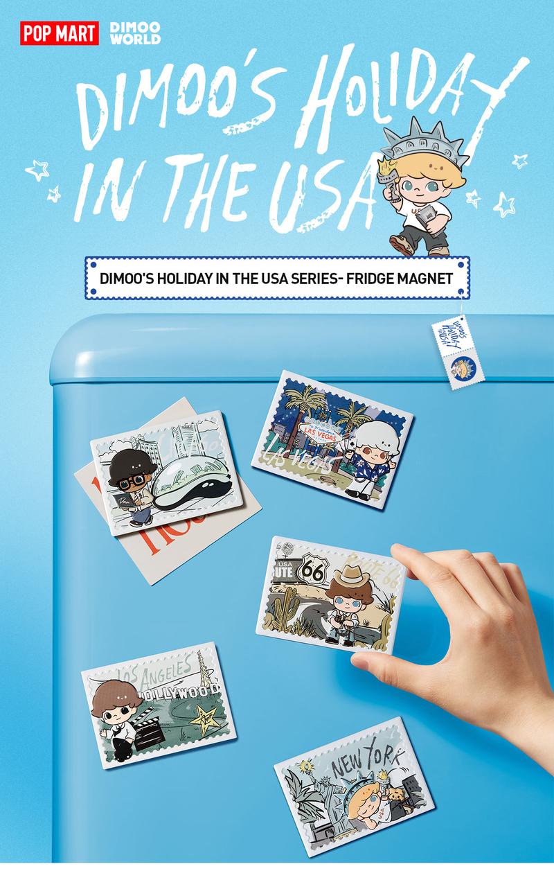 POP MART DIMOO'S HOLIDAY IN THE USA SERIES-Fridge Magnet