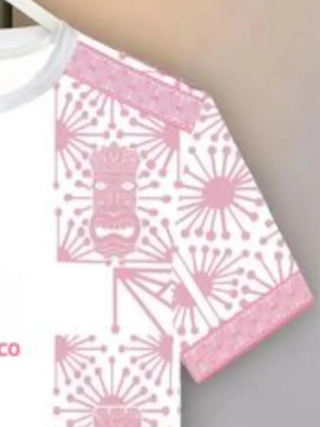 Men's Mexican Tikka Mask Aztec Sport T-Shirt, Street Style Round Neck Short Sleeve Top, Loose-Fitting Geometric Pattern